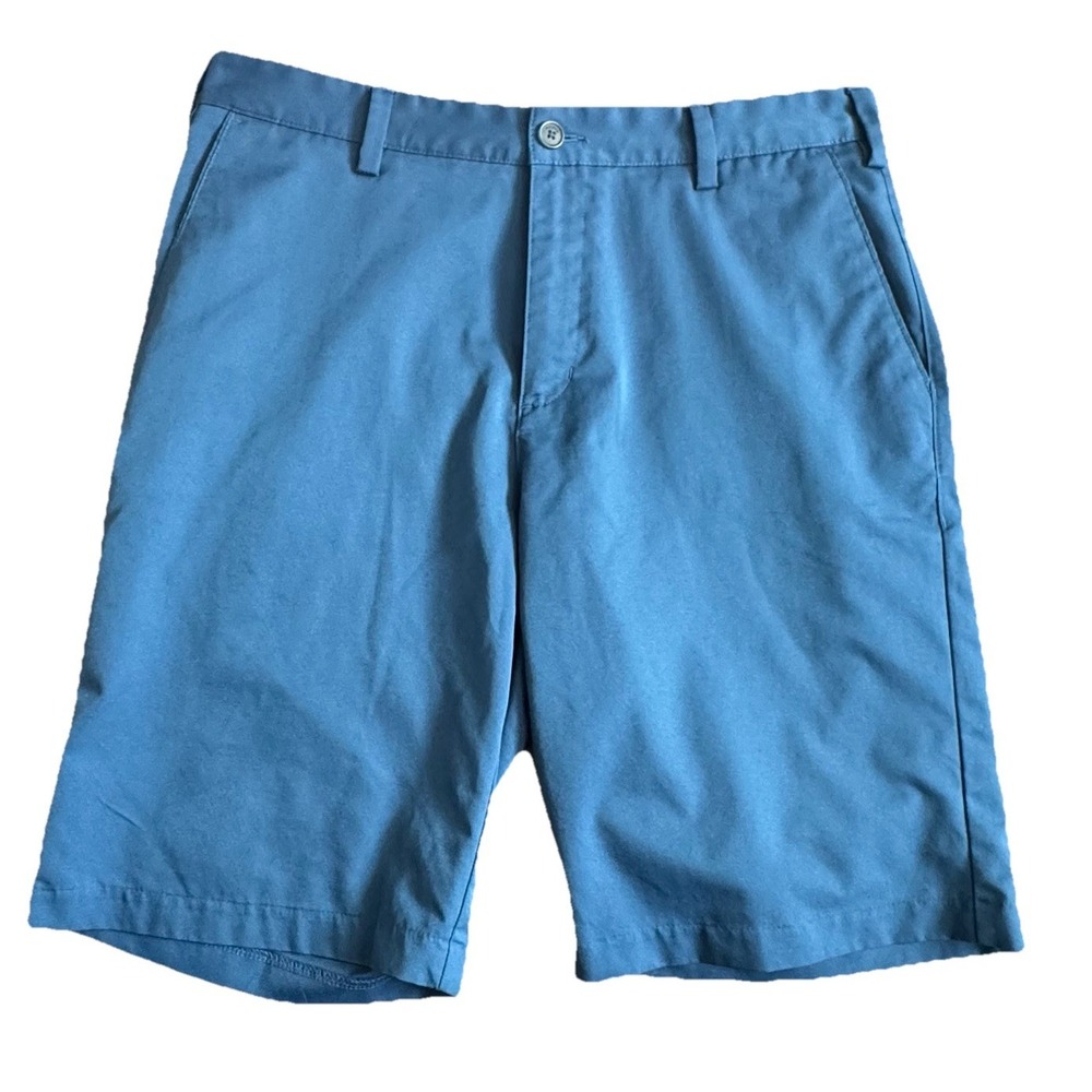 Adidas Blue Lightweight Flat Front Chino Golf Ultimate365 Shorts Men's Size 32